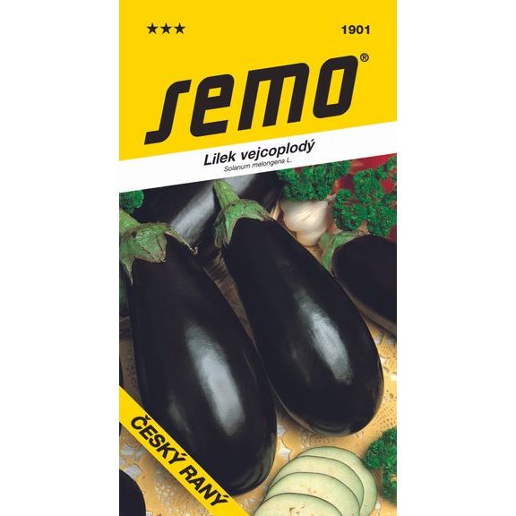 Lilek vejcoplodý - Český raný (Krasan) 0,8g