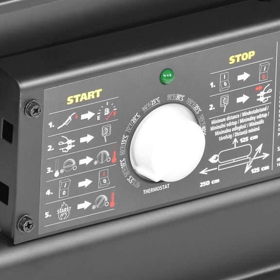 Naftová horkovzdušná turbína - HECHT 3020