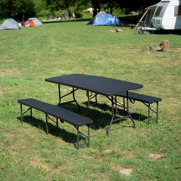 SET ZAHRADNÍHO NÁBYTKU - HECHT FOLDIS RATTAN SET