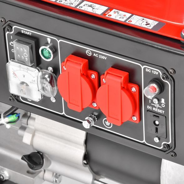 JEDNOFÁZOVÝ GENERÁTOR ELEKTŘINY - HECHT GG 3300W