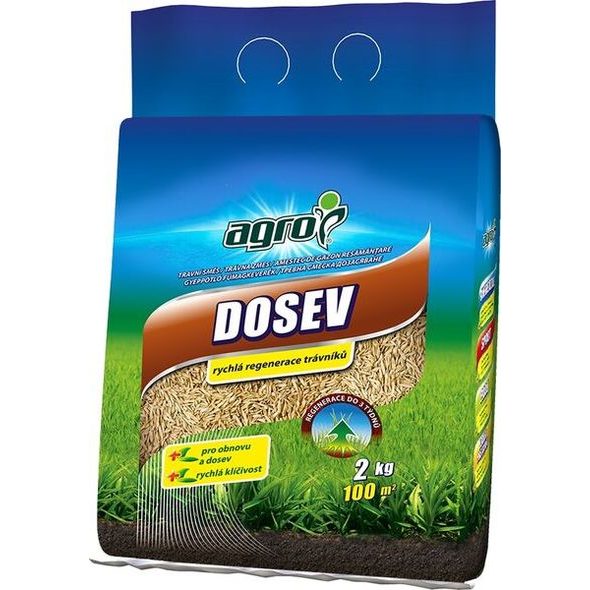 AGRO TRAVNÍ SMĚS DOSEV 2 KG