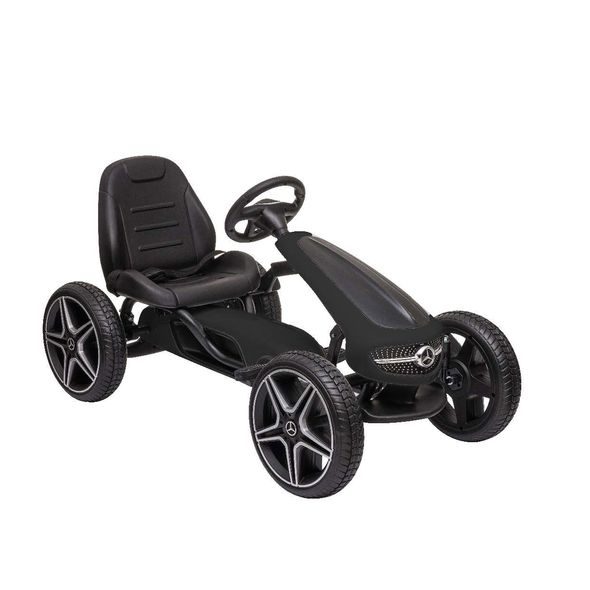 MERCEDES BENZ PEDAL GO KART BLACK - ŠLAPACÍ AUTÍČKO