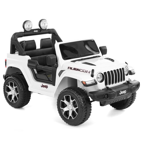 JEEP WRANGLER RUBICON WHITE - AKUMULÁTOROVÉ AUTÍČKO - VOZÍTKO