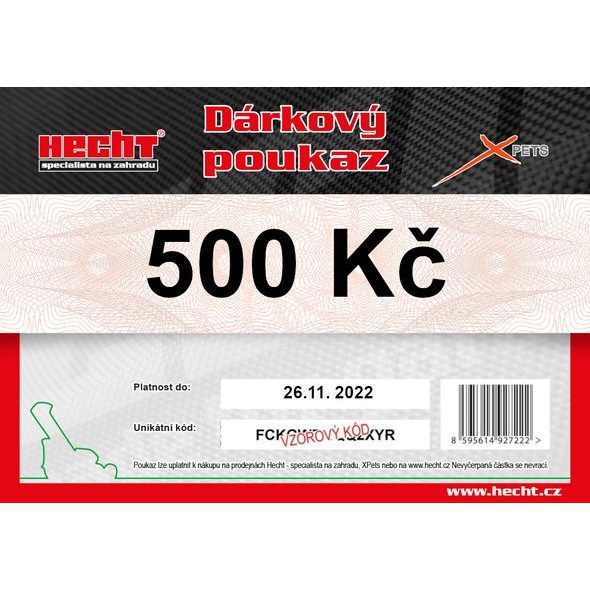 DÁRKOVÝ POUKAZ V HODNOTĚ 500 KČ