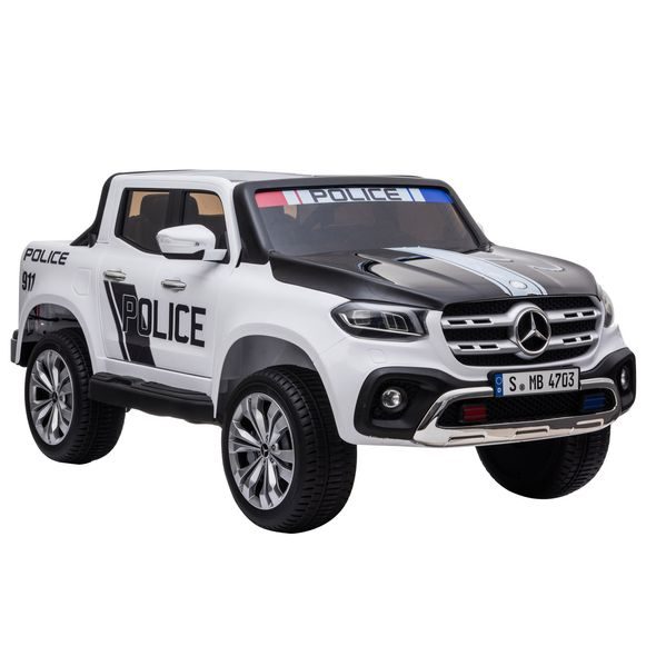 MERCEDES BENZ XMX606 POLICE - AKUMULÁTOROVÉ AUTÍČKO - VOZÍTKO