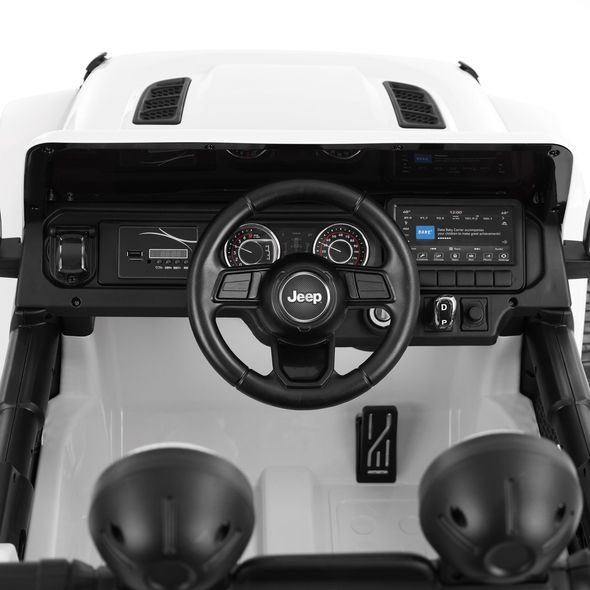 JEEP WRANGLER RUBICON WHITE - AKUMULÁTOROVÉ AUTÍČKO - VOZÍTKO