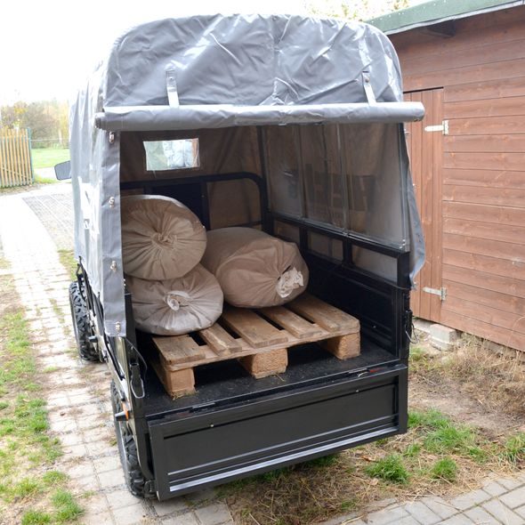 AKUMULÁTOROVÁ NÁKLADNÍ ČTYŘKOLKA - HECHT CARGO
