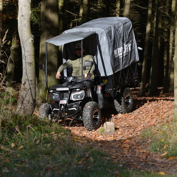 AKUMULÁTOROVÁ NÁKLADNÍ ČTYŘKOLKA - HECHT CARGO