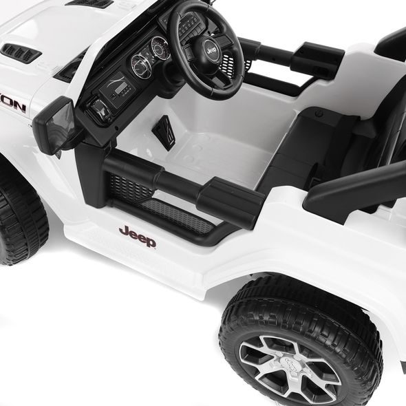JEEP WRANGLER RUBICON WHITE - AKUMULÁTOROVÉ AUTÍČKO - VOZÍTKO