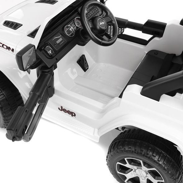 JEEP WRANGLER RUBICON WHITE - AKUMULÁTOROVÉ AUTÍČKO - VOZÍTKO
