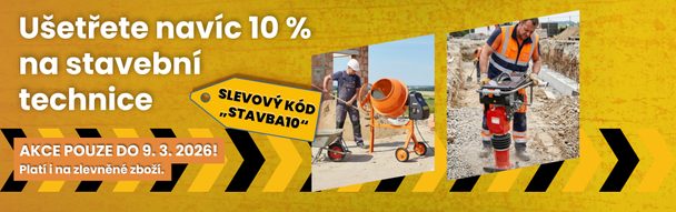 Slevový kód: STAVBA10