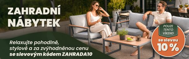 Zahradní nábytek se slevou 10%