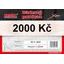 Dárkový poukaz v hodnotě 2000 Kč