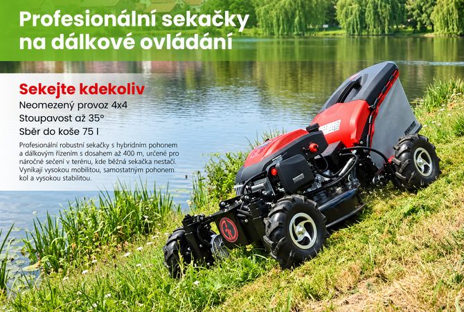 Sečení na dálku: Proč už za sekačkou nikdy nebudete chtít chodit pěšky