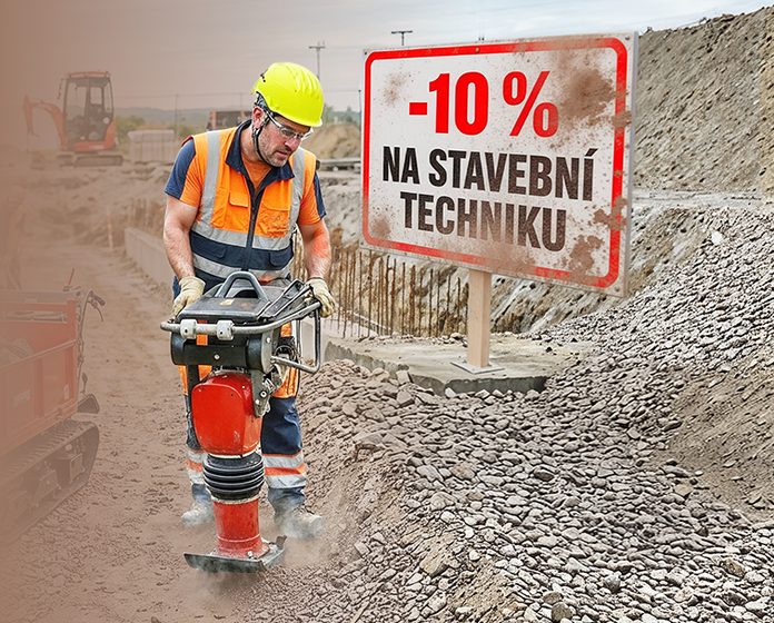 SLEVA 10 % NA VYBRANOU STAVEBNÍ TECHNIKU!
