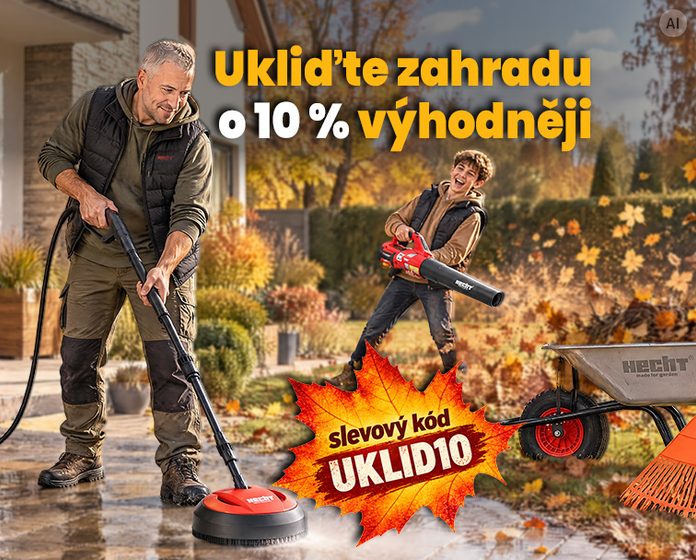 Ukliďte si zahradu o 10 % výhodněji