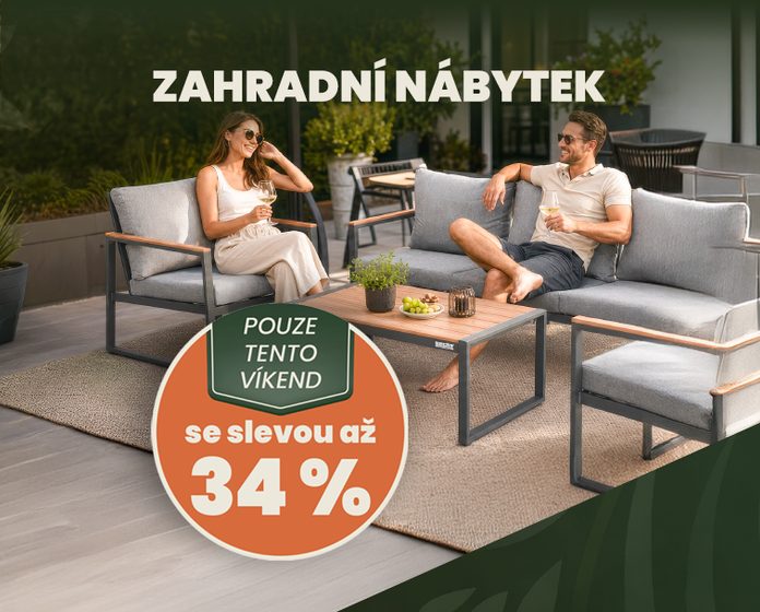 ZAHRADNÍ NÁBYTEK SE SLEVOU AŽ -34 %