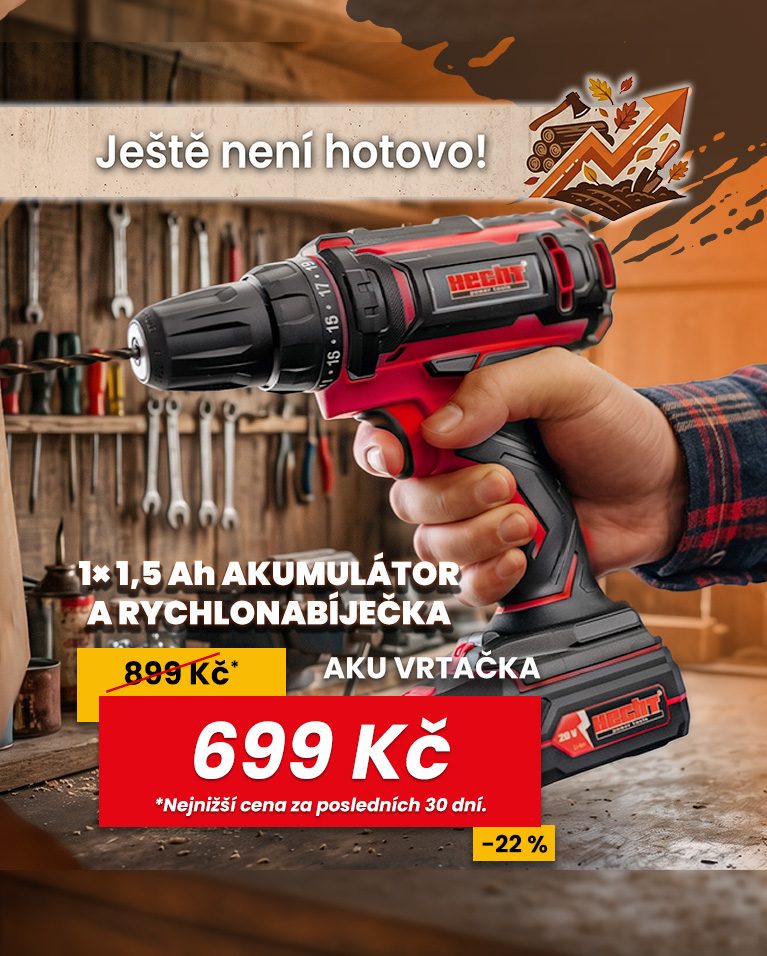 Aku šroubovák/vrtačka - HECHT 1245