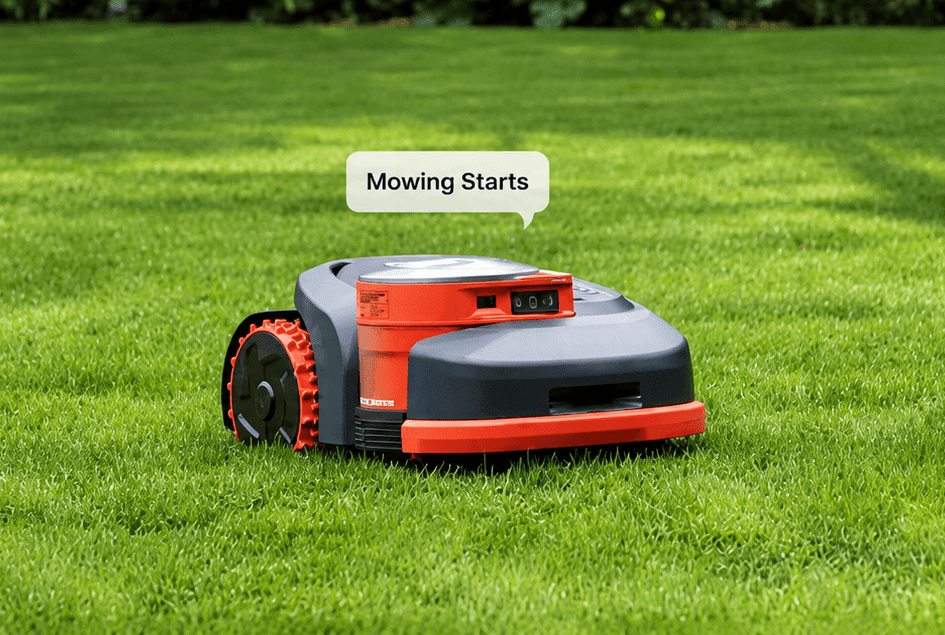 Custom sound feedback of Navimow H2 mower