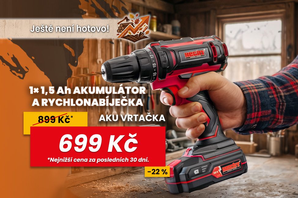 Aku šroubovák/vrtačka - HECHT 1245