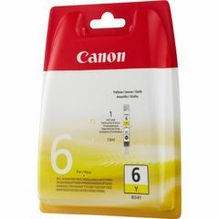 Canon 4708A002|BCI-6Y Inkoustová nápln žlutá, 210 Strany/5% 13ml pro Canon BJC 8200/I 560/I 990/I 9900/S 800