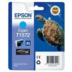 Epson C13T15724010|T1572 Inkoustová nápln azurová 25,9ml pro Epson Stylus Photo R 3000