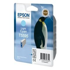 Epson C13T55954010|T5595 Inkoustová nápln azurová svetlá 13ml pro Epson Stylus Photo RX 700