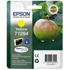 Epson C13T12944012|T1294 Inkoustová nápln žlutá, 515 Strany ISO/IEC 19752 7ml pro Epson Stylus BX 320/SX 235 W/SX 420/SX 525/WF 3500