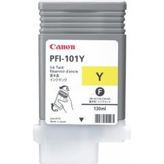 Canon 0886B001|PFI-101Y Inkoustová nápln žlutá 130ml pro Canon IPF 5000/5100/6000 S/6100