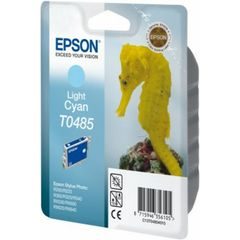 Epson C13T04854010|T0485 Inkoustová nápln azurová svetlá, 400 Strany/5% 13ml pro Epson Stylus Photo R 300