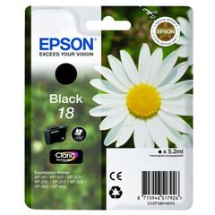 Epson C13T18014022|18 Inkoustová nápln cerná Blister Acustic Magnetic, 175 Strany 5ml pro Epson XP 30