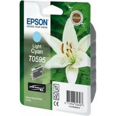 Epson C13T05954010|T0595 Inkoustová nápln azurová svetlá, 520 Strany 13ml pro Epson Stylus Photo R 2400
