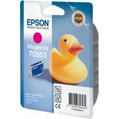 Epson C13T05534010|T0553 Inkoustová nápln purpurová, 290 Strany ISO/IEC 24711 8ml pro Epson Stylus Photo RX 420