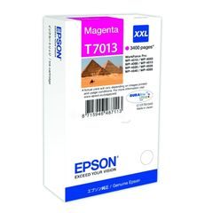 Epson C13T70134010|T7013 Inkoustová nápln purpurová XXL, 3.400 Strany ISO/IEC 24711 34,2ml pro Epson WP 4015
