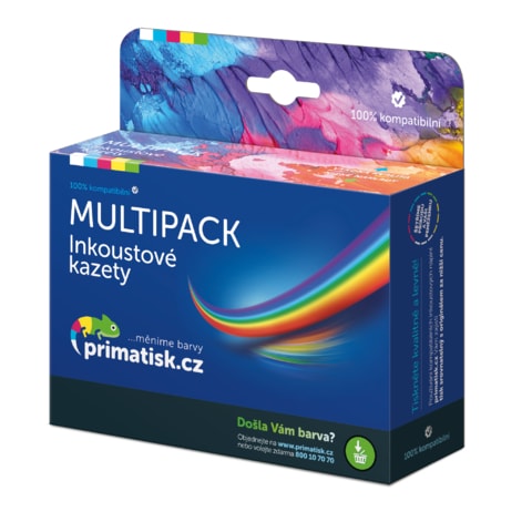 PRIMATISK CANON CLI-551 CMY XL (6443B006) - KOMPATIBILNÍ SADA NÁPLNÍ - 3 BARVY