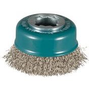 MAKITA D-73346 - MISKOVITÝ KARTÁČ Z NEREZOVÉHO DRÁTU-VLNITÝ DRÁT PRŮMĚR 0,3MM X-LOCK 75MM - X-LOCK SYSTÉM - PŘÍSLUŠENSTVÍ MAKITA