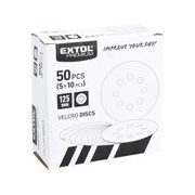 EXTOL PREMIUM PAPÍRY BRUSNÉ VÝSEK, SUCHÝ ZIP, BAL. 10KS, 125MM, P100, 8803564 - BRUSNÝ PAPÍR 125 MM - PŘÍSLUŠENSTVÍ MAKITA