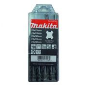 MAKITA D-00795 - SADA VRTÁKŮ SDS-PLUS 5 KS V PLASTOVÉ KRABIČCE - VRTÁKY DVOUBŘITÉ SDS-PLUS - PŘÍSLUŠENSTVÍ MAKITA