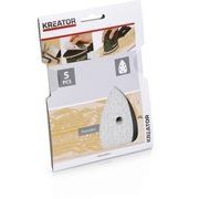 KREATOR KRT220058 5X BRUSNÝ PAPÍR 140 X 140 X 80 NA BARVU G180 - BRUSNÝ PAPÍR 140 X 140 X 80 - PŘÍSLUŠENSTVÍ MAKITA