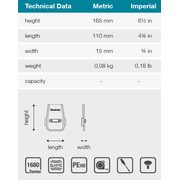 MAKITA E-15316 - UNIVERSÁLNÍ DRŽÁK 110X15X165MM=OLDE-05256 - MAKITA NÁHRADNÍ DÍLY