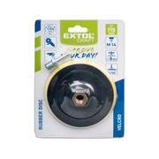 EXTOL CRAFT NOSIČ BRUSNÝCH VÝSEKŮ - M14, SUCHÝ ZIP S REDUKCÍ ÚCHYTU DO VRTAČKY, 115MM, 108531 - BRUSNÉ KOTOUČE - PŘÍSLUŠENSTVÍ MAKITA