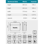 MAKITA E-15475 - TAŠKA NA LAPTOP 425X170X350MM=OLDE-05505 - MAKITA NÁHRADNÍ DÍLY