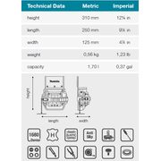 MAKITA E-15241 - BRAŠNA PRO ELEKTRIKÁŘE 250X125X310MM=OLDE-05181 - MAKITA NÁHRADNÍ DÍLY