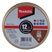 MAKITA D-65953-12 - KOTOUČ ŘEZNÝ NEREZ 115X1.0X22.23MM, 12KS - MAKITA NÁHRADNÍ DÍLY