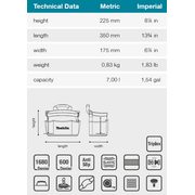 MAKITA E-15447 - UNIVERZÁLNÍ TAŠKA 350X175X225MM=OLDE-05474 - MAKITA NÁHRADNÍ DÍLY