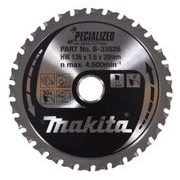MAKITA B-33526 - KOTOUČ PILOVÝ OCEL SPECIALIZED 136X1.5X20MM 30Z = OLD B-10615 - MAKITA NÁHRADNÍ DÍLY