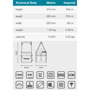 MAKITA E-15453 - HRANATÁ TAŠKA 260X220X410MM=OLDE-05480 - MAKITA NÁHRADNÍ DÍLY
