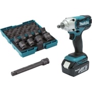 MAKITA DTW190JX3 - AKU RÁZOVÝ UTAHOVÁK 1/2" LI-ION LXT 18V/3,0AH - LI-ION 18V{% if kategorie.adresa_nazvy[0] != zbozi.kategorie.nazev %} - AKUMULÁTOROVÉ STROJE MAKITA{% endif %}