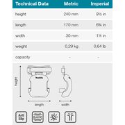 MAKITA E-15615 - NÁKOLENÍKY LEHKÉ 170X30X240MM=OLDE-05642 - MAKITA NÁHRADNÍ DÍLY