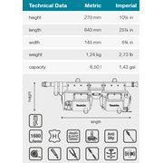 MAKITA E-15229 - BRAŠNA SE 3 KAPSAMI A OPASKEM 640X145X270MM=OLDE-05169 - MAKITA NÁHRADNÍ DÍLY